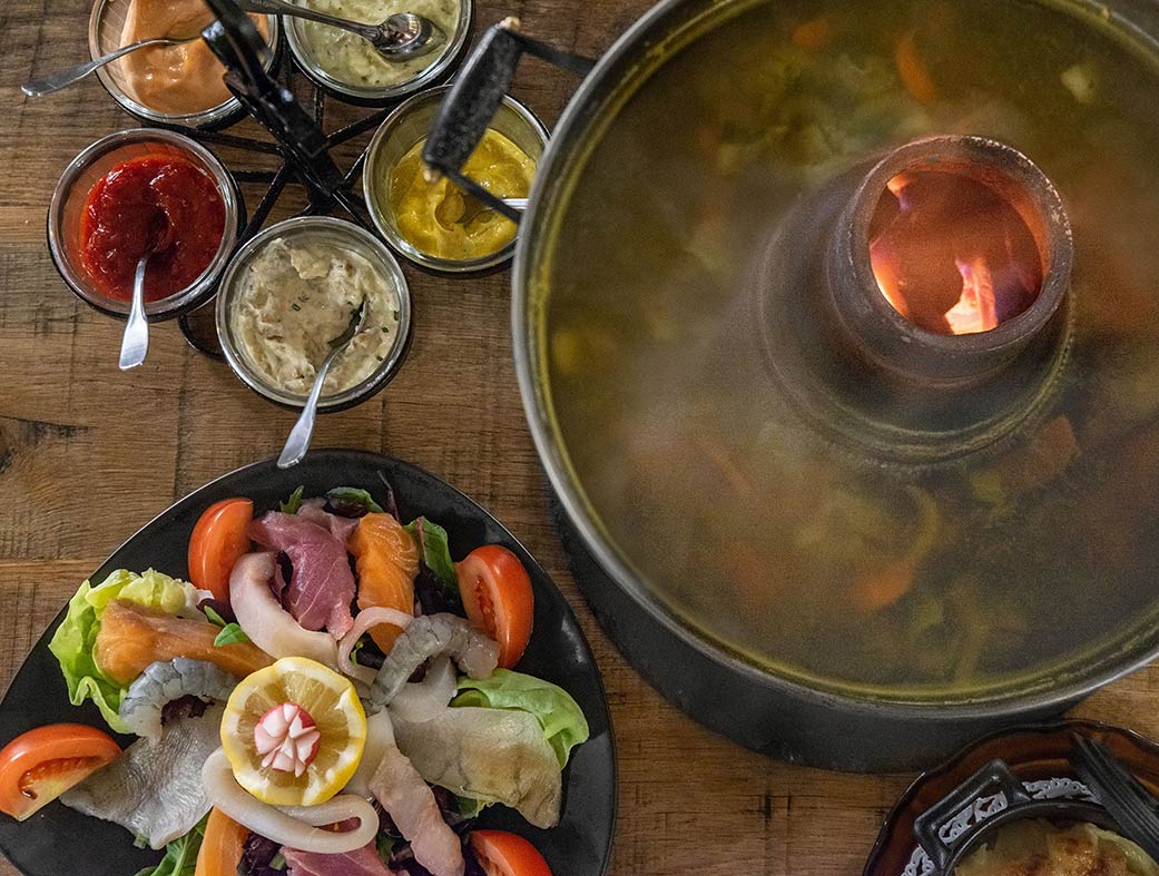 Restaurant le Museum Montreux - Fondue de poisson